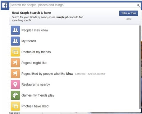 Facebook Open Graph Search Tags