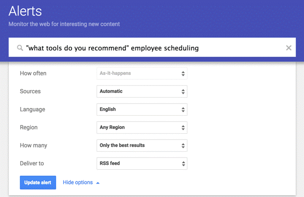 Discussion Monitoring