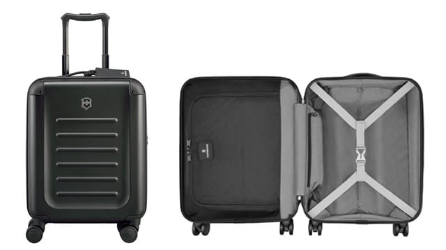 hard shell suitcase with laptop compartment