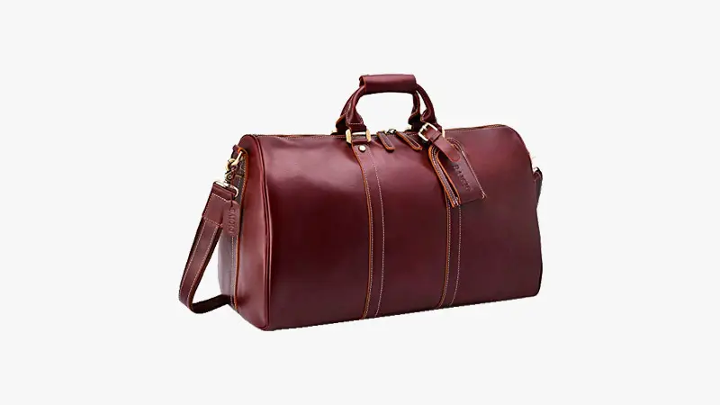 Luxury Genuine Leather Men's Travel Bags Luggage bag Big Men