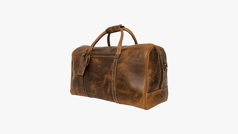 Crazy Horse Leather Travel Duffel