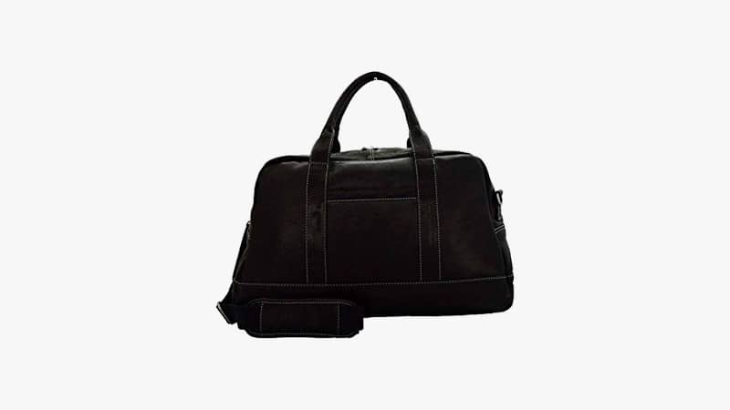 Kenneth Cole New York Leather Top-Zip Duffel