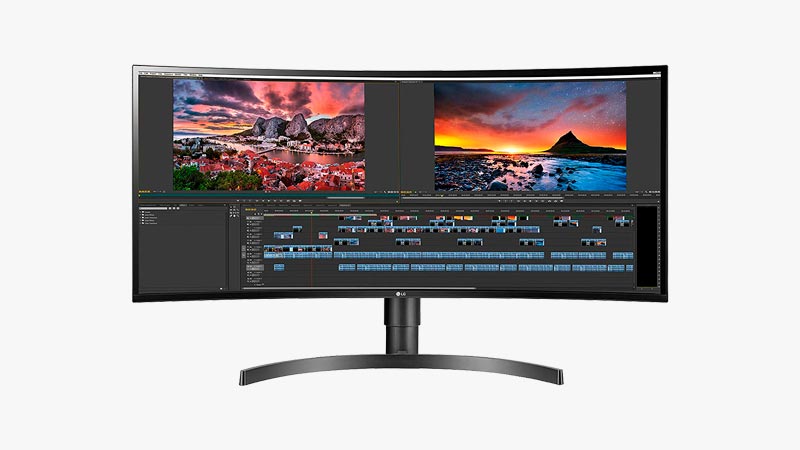 LG 34WN80C-B 34 英寸 21:9 曲面超宽