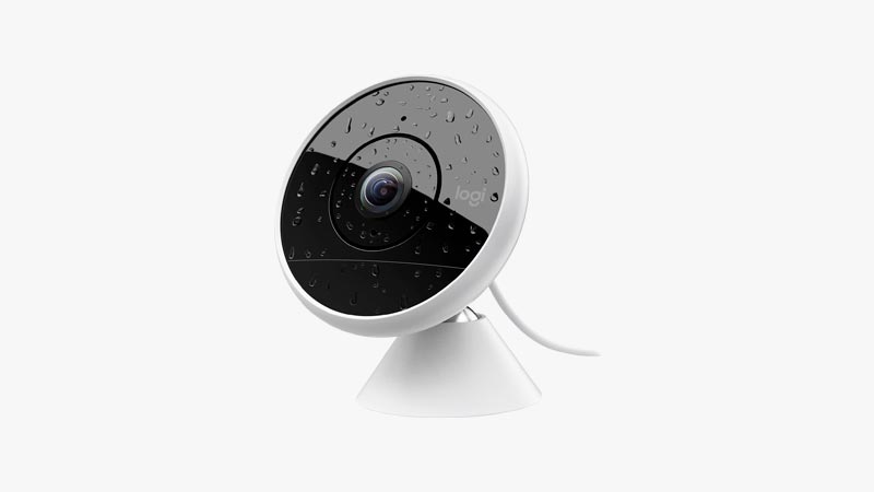 Logitech Circle 2 Indoor/Outdoor Weatherproof Wired Home Security Camera