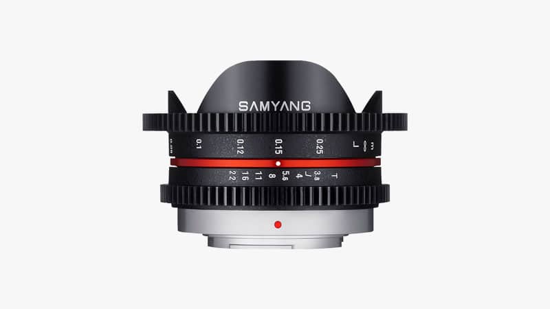 Samyang 7.5mm T3.8 Cine Fisheye Lens