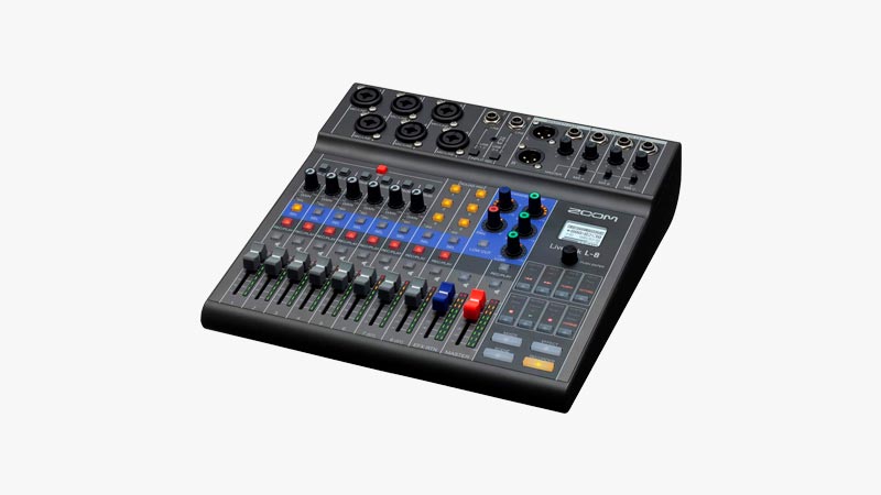 Zoom LiveTrak L-8 Podcast Mixer