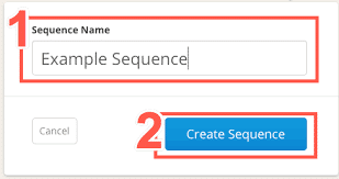 Creating a Sequence