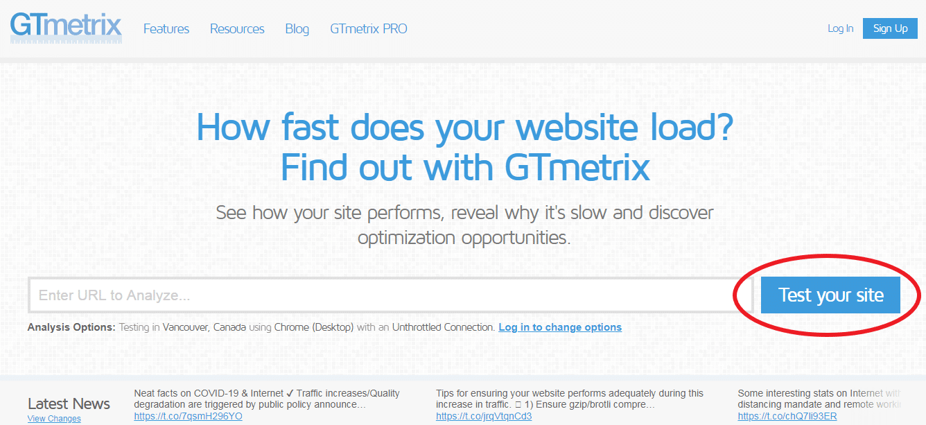 Gmetrix Test