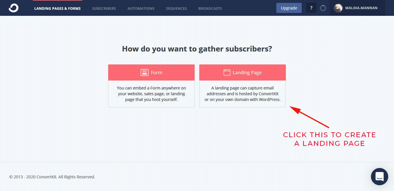 How do you want to gather subscribers