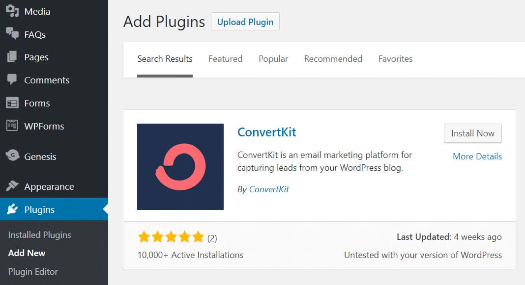 Install the Plugin on WordPress