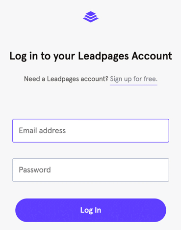 LeadPages Login