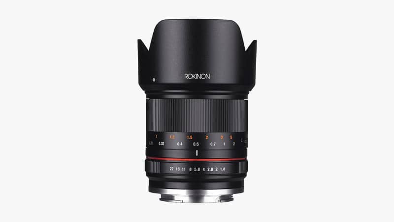 Rokinon RK21M-FX 21mm F1.4 ED AS UMC High-speed Wide Angle Lens for Fuji