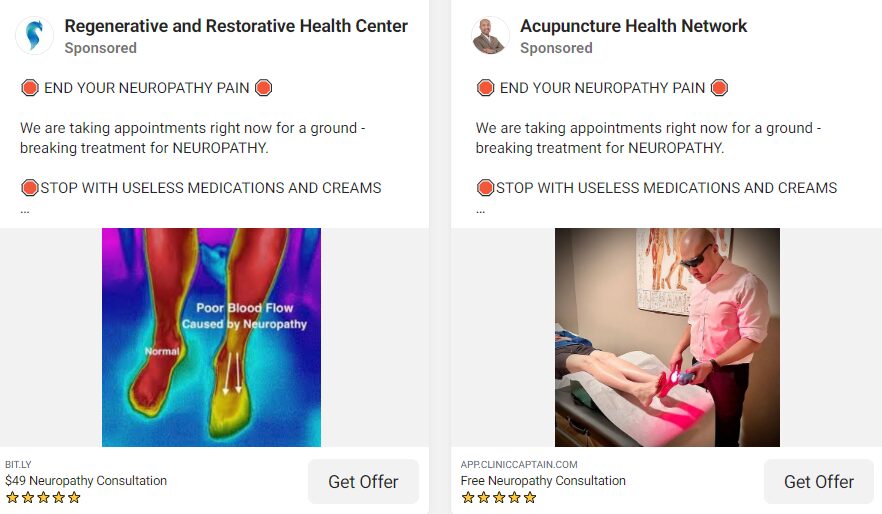 meta ads examples on ads library