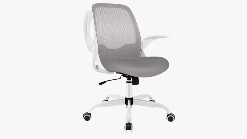 Flysky Ergonomic Office Desk Chair Breathable Mesh Swivel Computer Chair,  Lumbar Back Support Task Chair, Office Chairs with Wheels and Flip-up