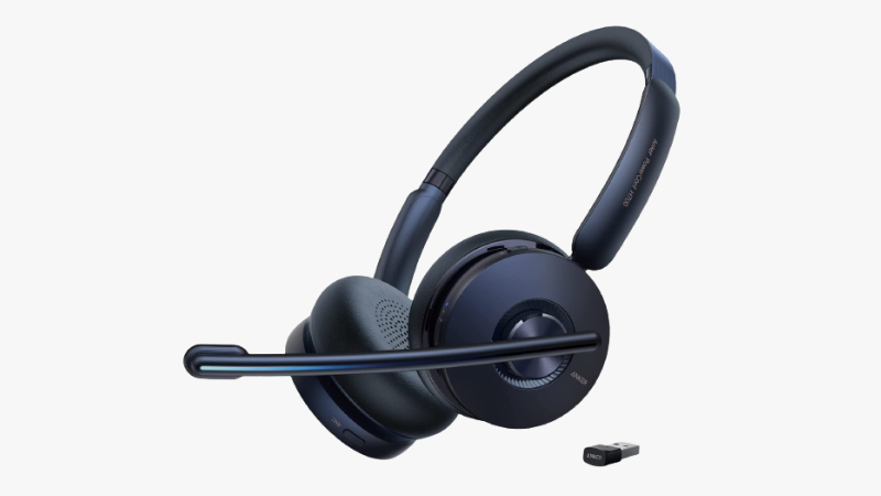 5. Anker PowerConf H700 Bluetooth Headset with Microphone