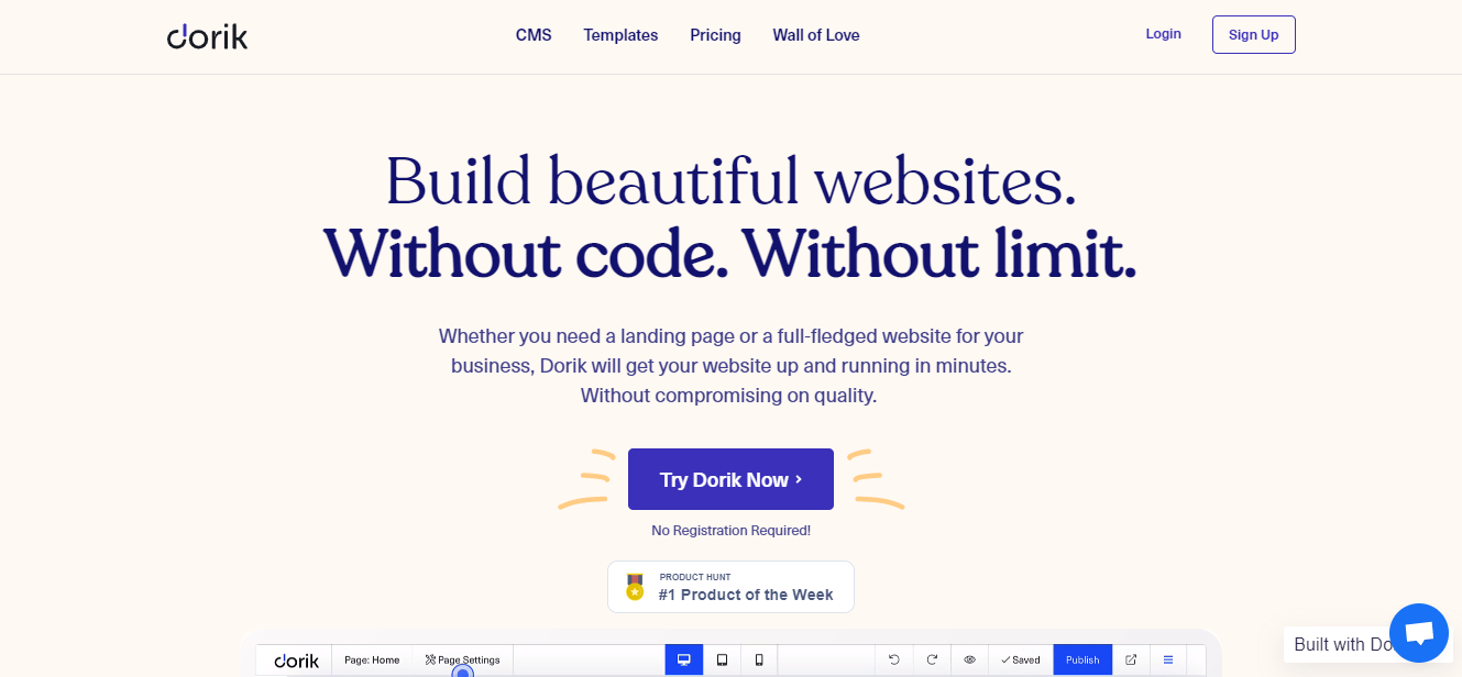 The Best No-Code Website Builder