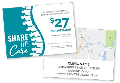 Launch Patient Referral Programs_2 This will allow patients to hand the card to a friend or family member and get credit for referring them to your practice.